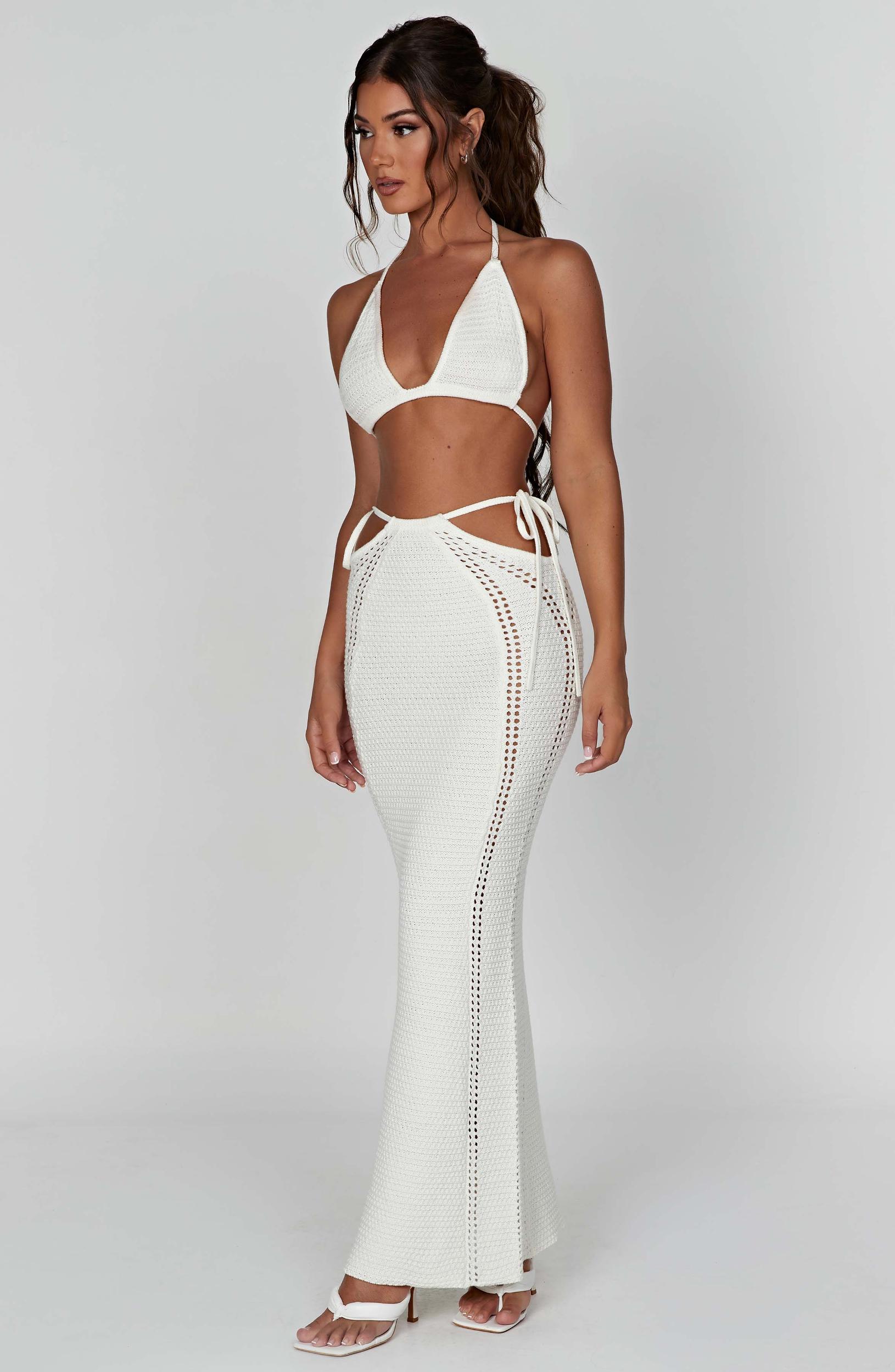 Jia Maxi Skirt - White Product Image