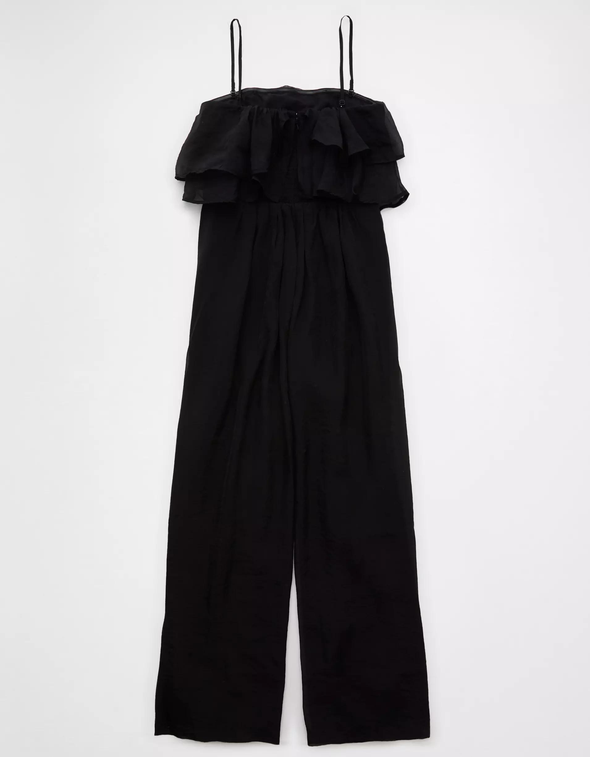 AE Strapless Ruffle Jumpsuit Product Image