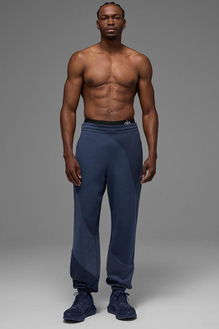 Make Waves Sweatpant - Navy Tonal Male Product Image