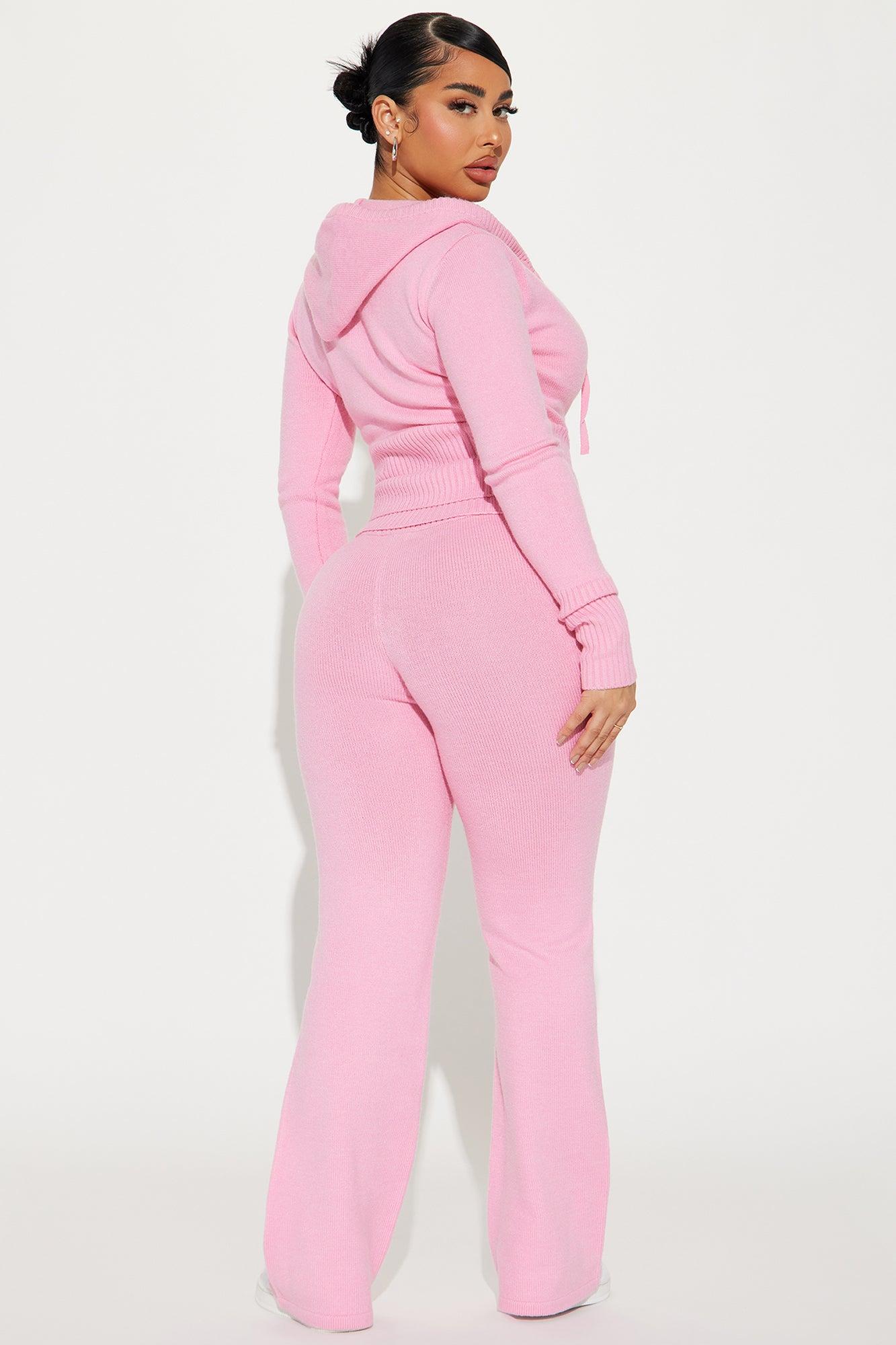 Lana Sweater Pant Set - Pink Product Image