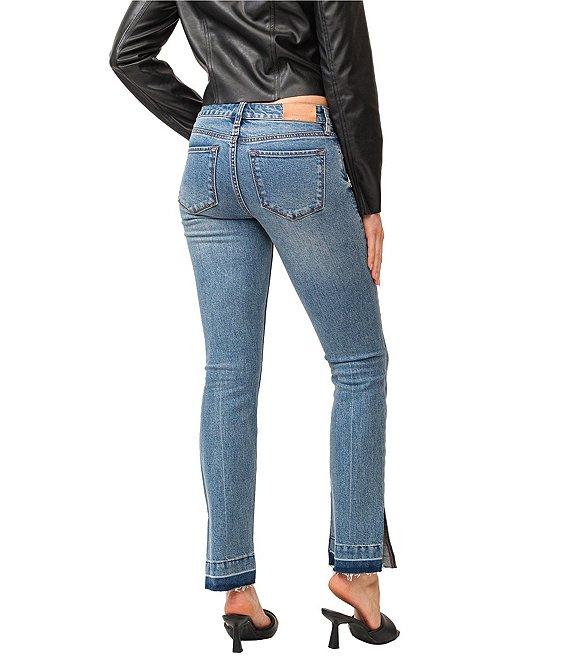 Dear John Playback Mid Rise Slim Straight Color Block Hem Ankle Length Jeans Product Image