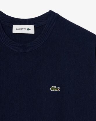 Relaxed Fit Cotton Crew Neck Sweater Product Image