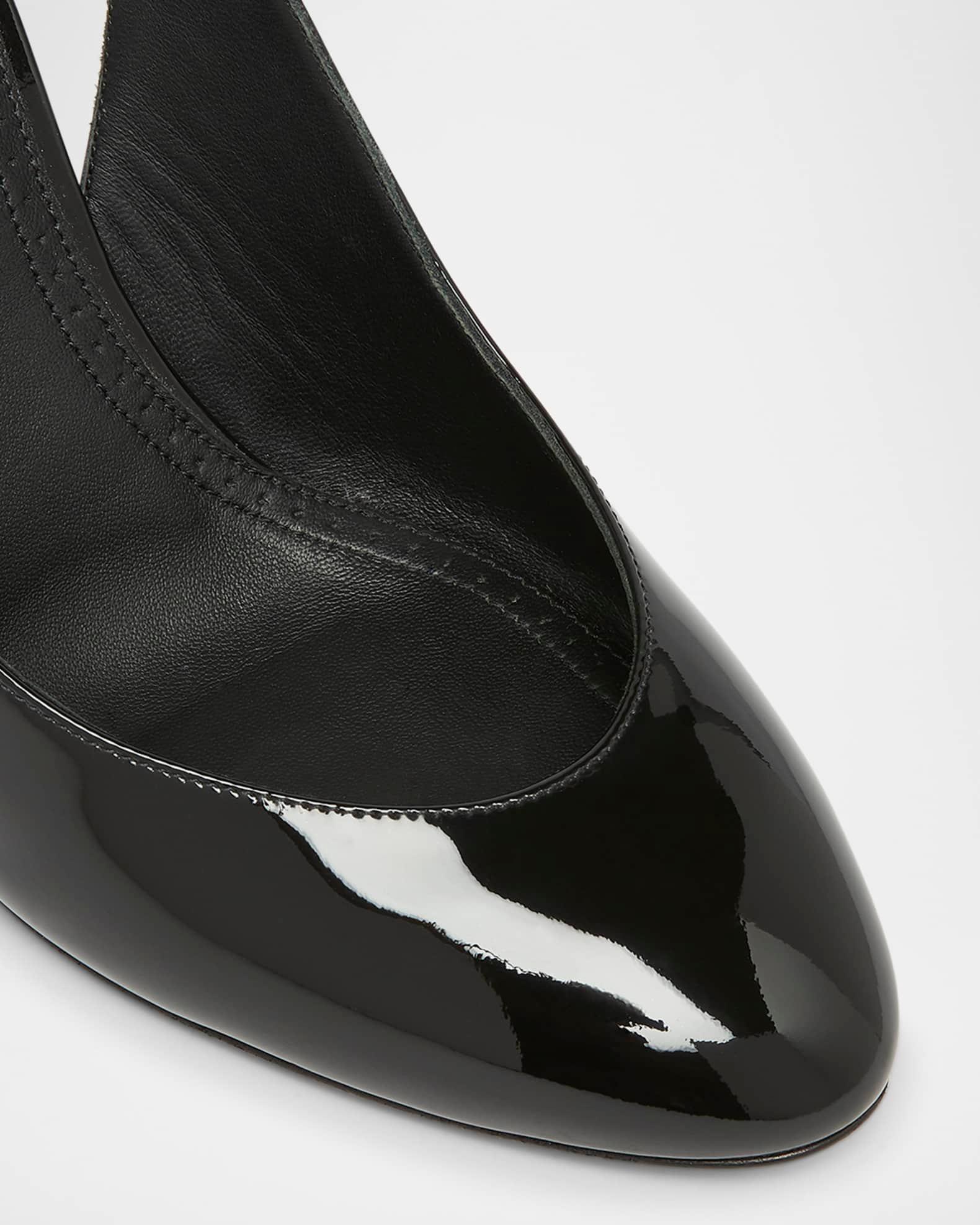 Patent Leather Slingback Pumps Product Image
