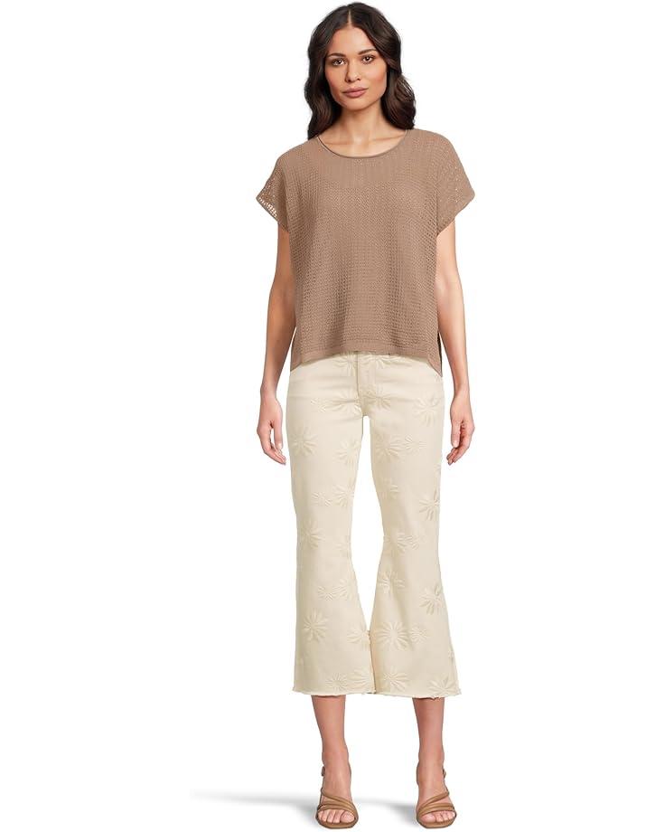 Hannah Crop Flare with Fray Hem Product Image