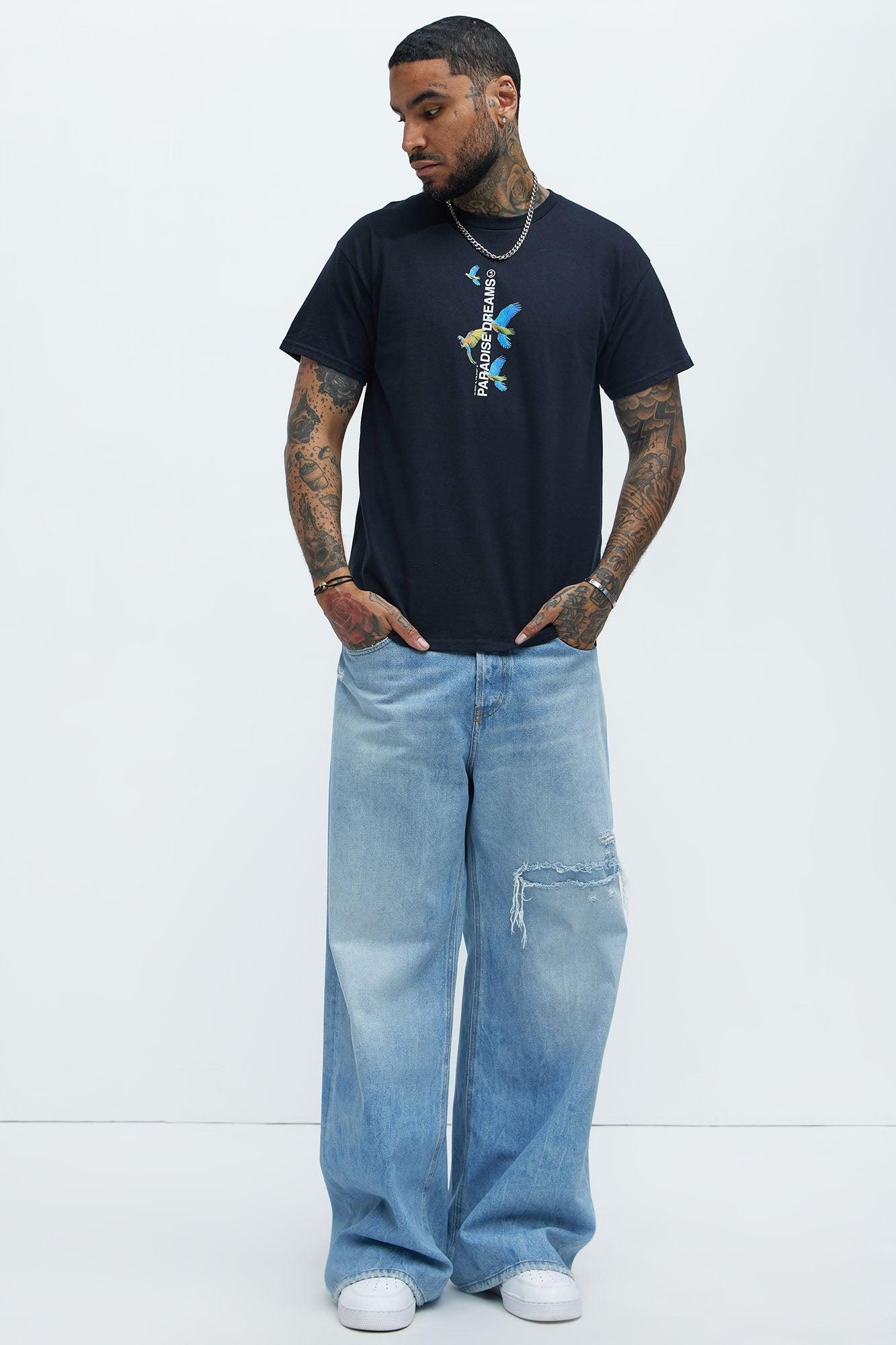 Paradise Dreams Forever Short Sleeve Tee - Black Product Image