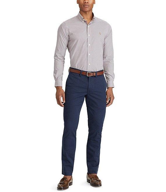 Polo Ralph Lauren Straight Fit Flat Front Stretch Twill Chino Pants Product Image