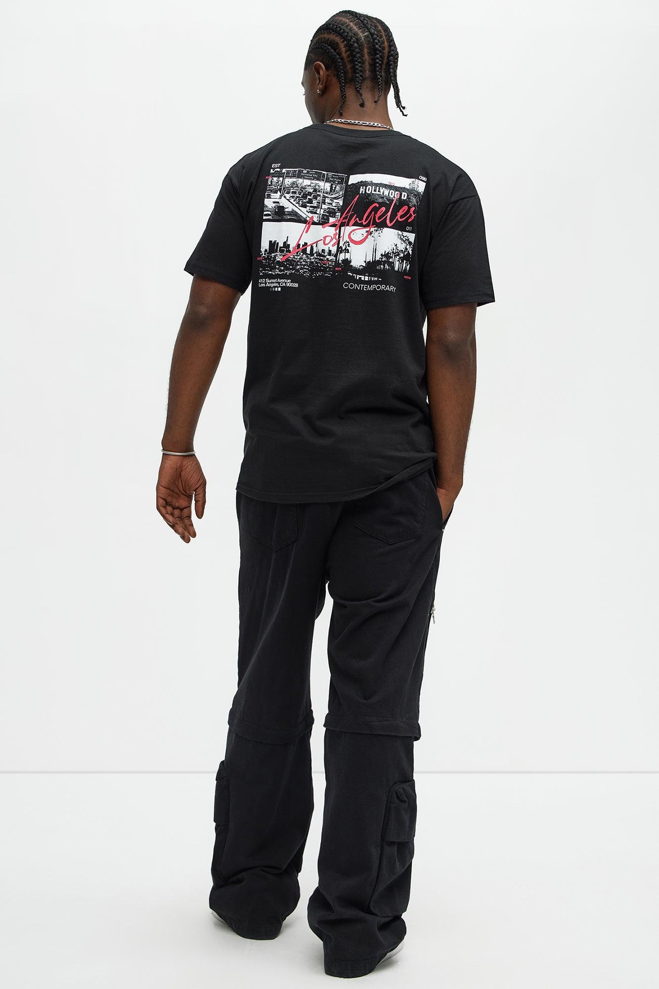 Sunset Ave LA Short Sleeve Tee - Black Product Image