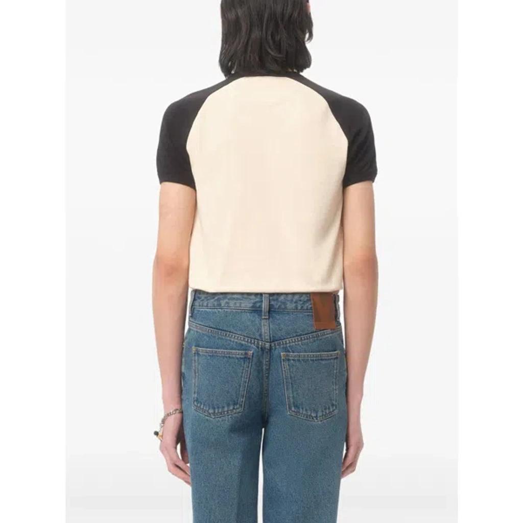 VALENTINO Chez Logo T-shirt In Neutral Product Image