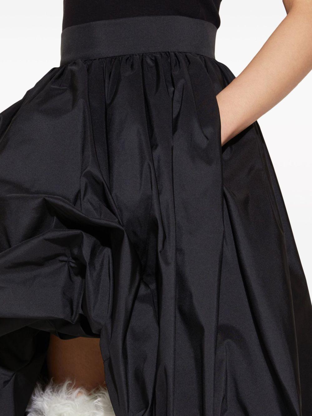 asymmetric taffeta full skirt Product Image