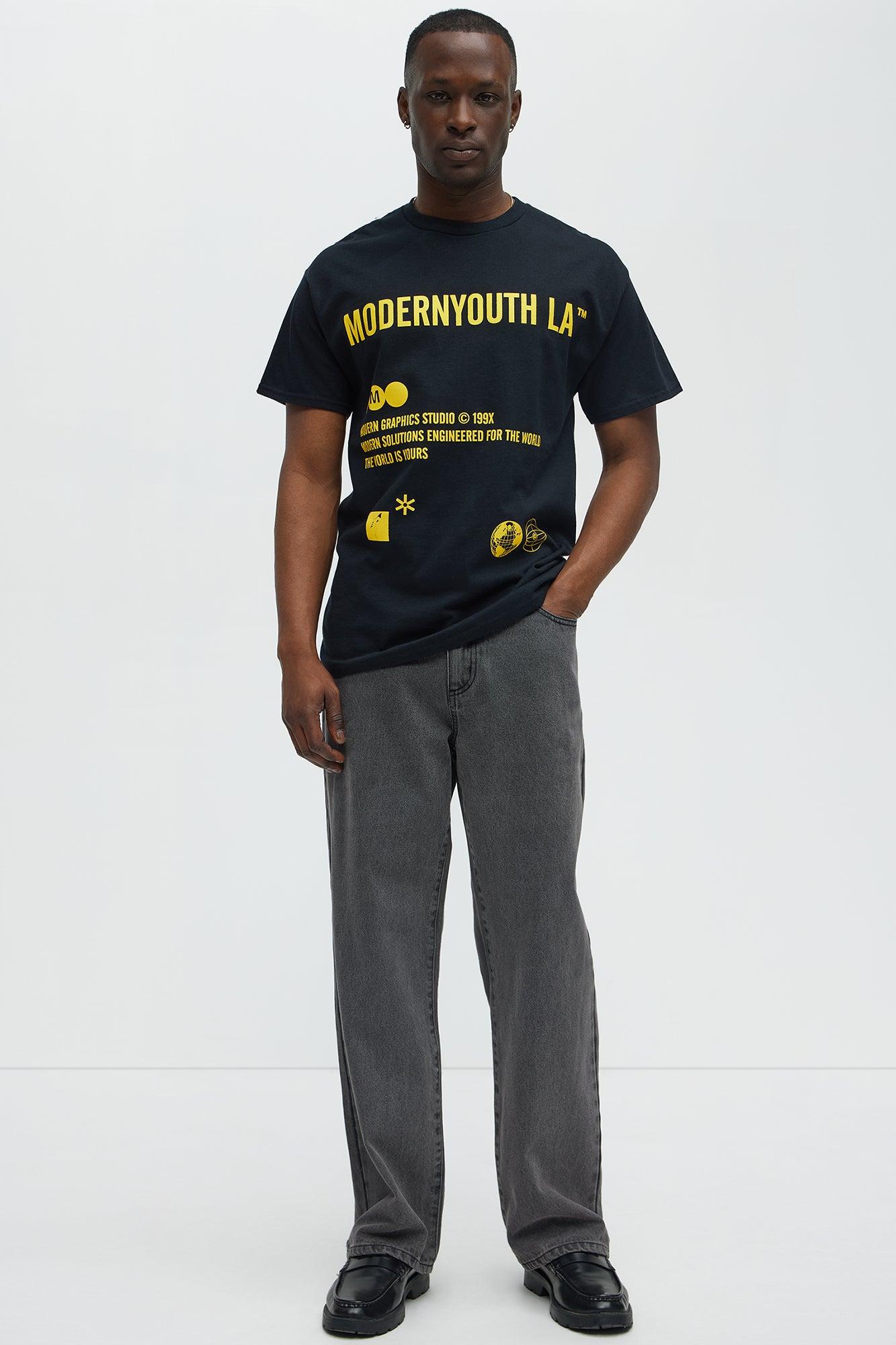 ModernYouth LA Short Sleeve Tee - Black Male Product Image