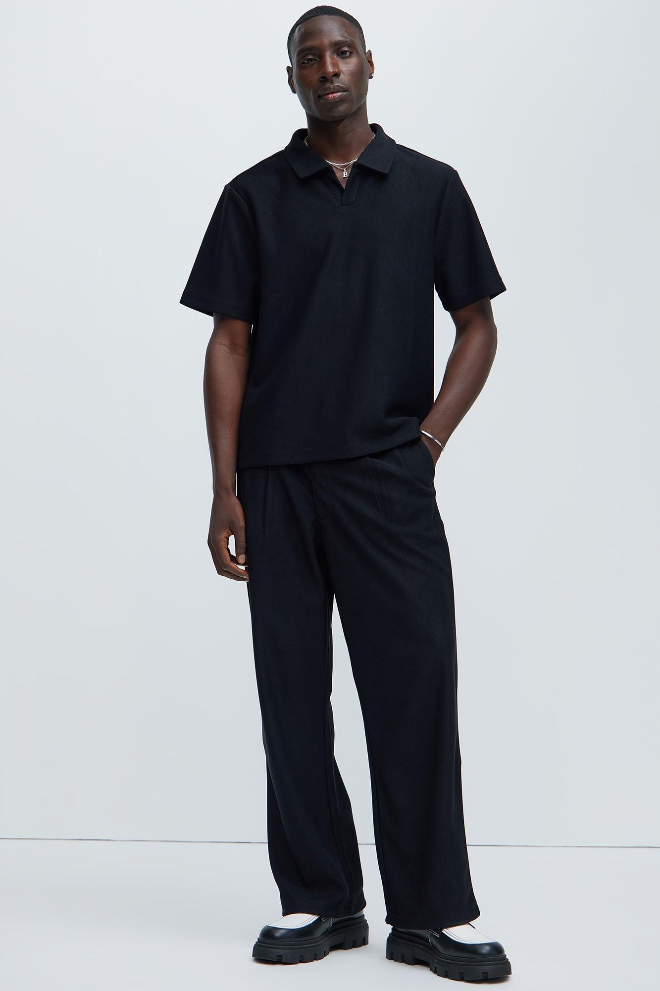 Turner Short Sleeve Polo - Black Product Image