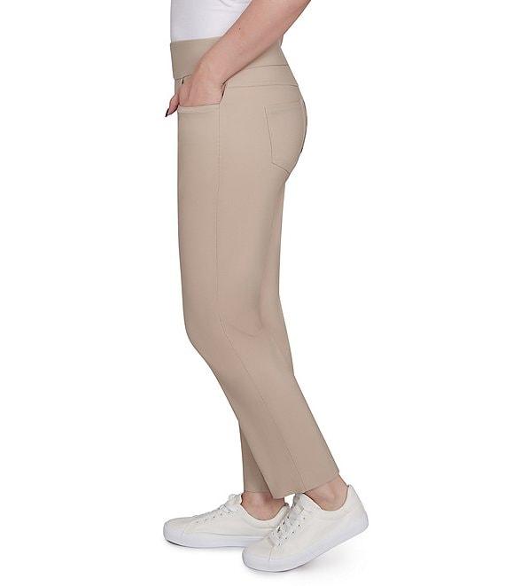 Ruby Rd. Silk Tech Straight Leg Pull-On Ankle Pants Product Image