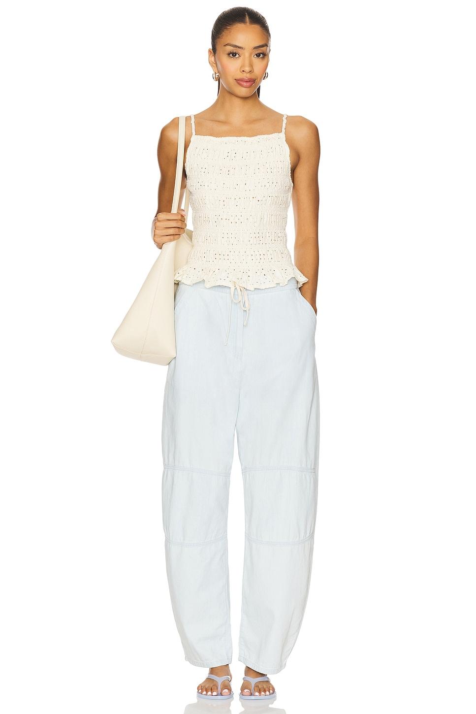 Chambray Barrel Pant La Ligne Product Image