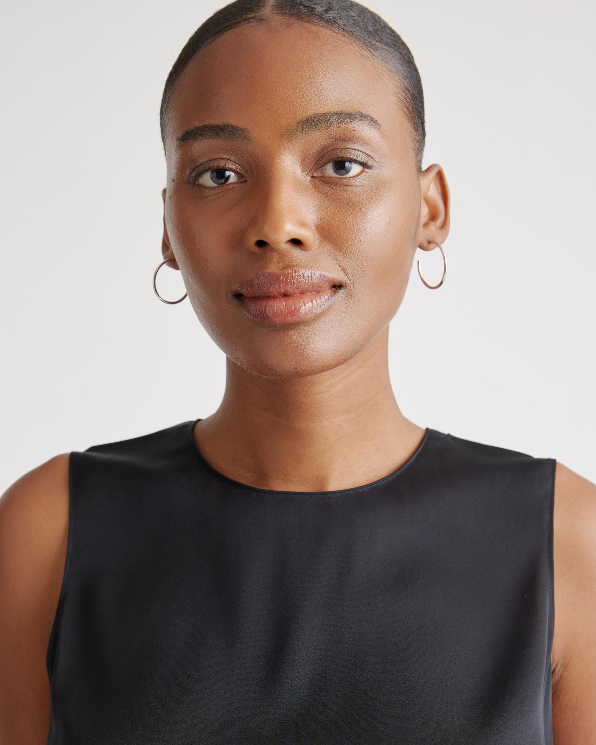 Quince | Women's Washable Stretch Silk Shell Tank Top Size XS, Mulberry Silk Product Image