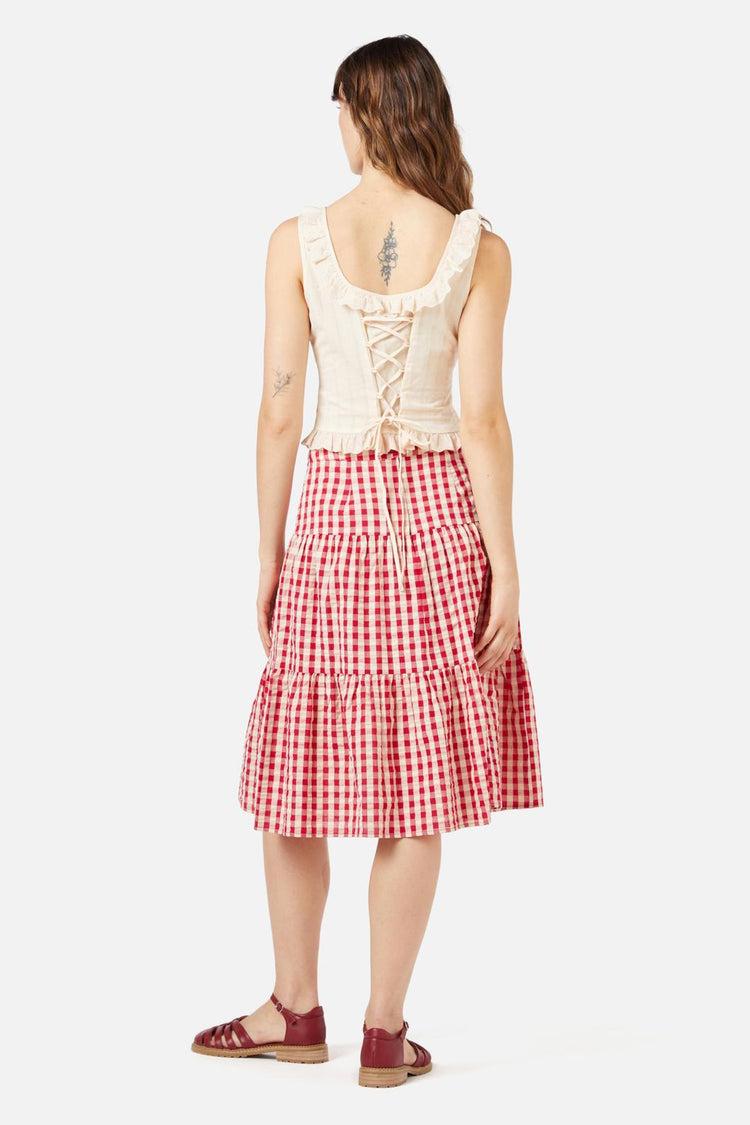 Greta Check Skirt Product Image