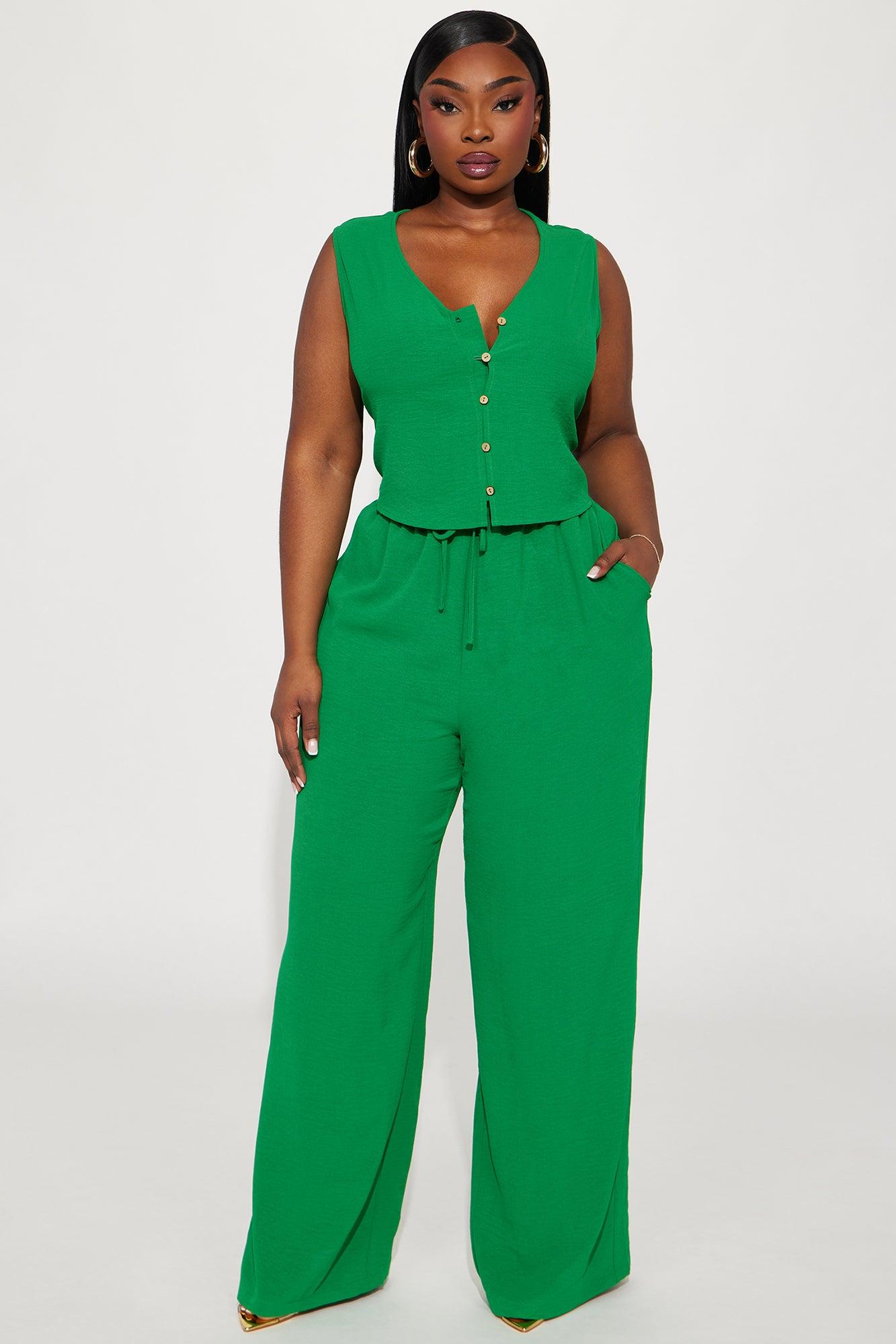 Good Memory Pant Set - Kelly Green Product Image