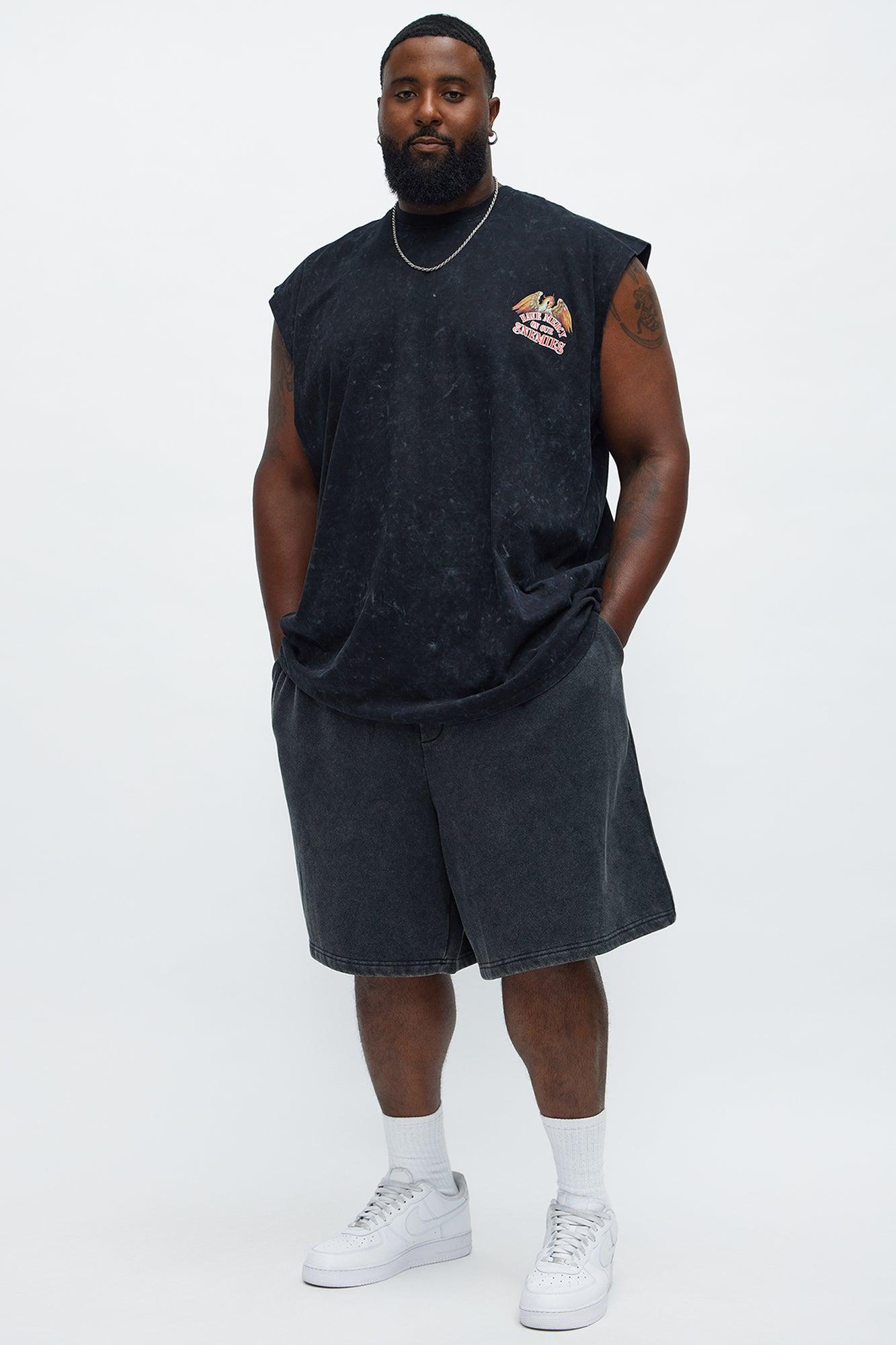 Built For Chaos Muscle Tee - Grey Product Image