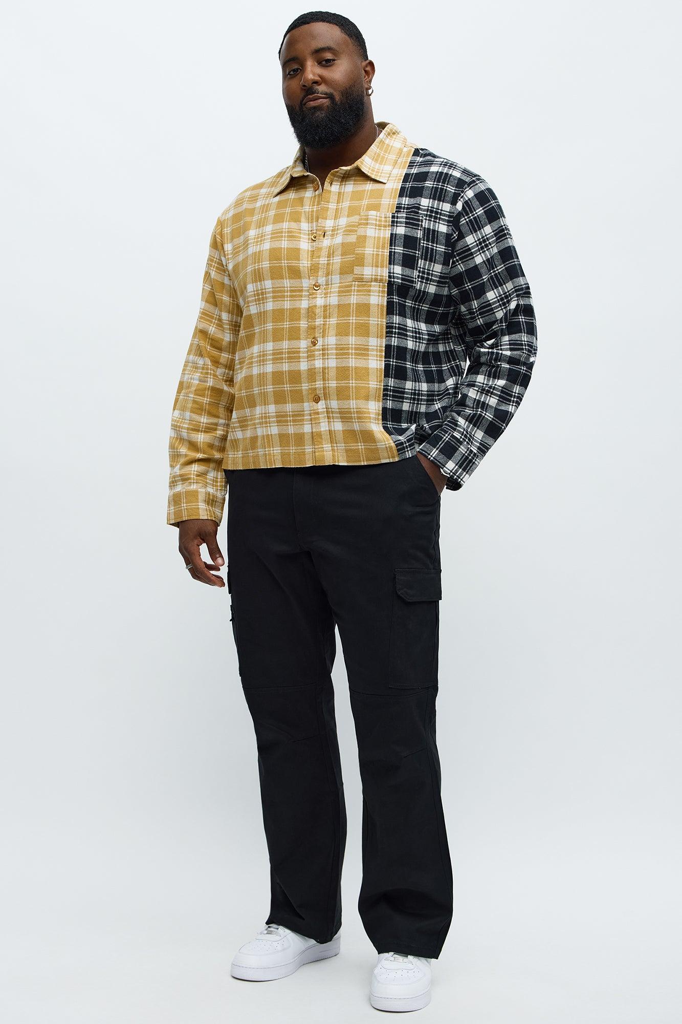 Stacked Slim Flare Kryptonite Cargo Pants - Black Male Product Image