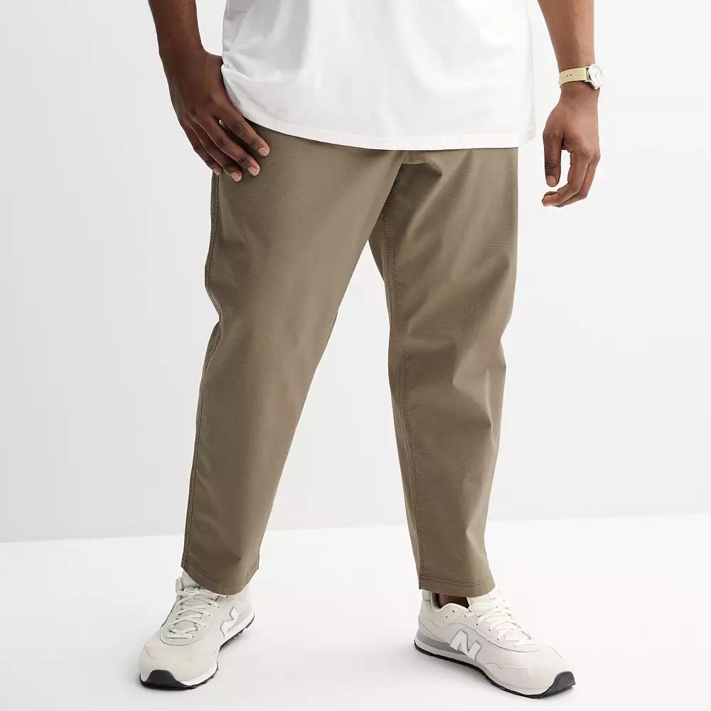 Big & Tall Sonoma Goods For Life® Side Zip Ripstop Pants, Men's,  Product Image