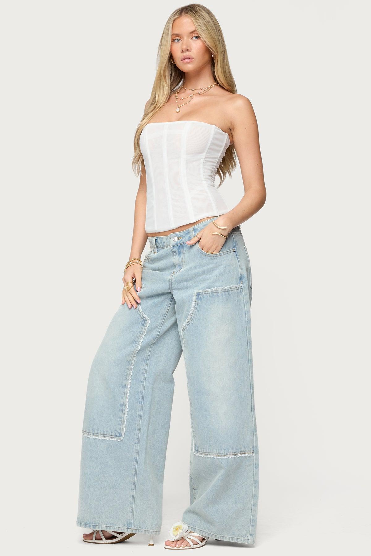 Reed Sheer Mesh Corset Product Image