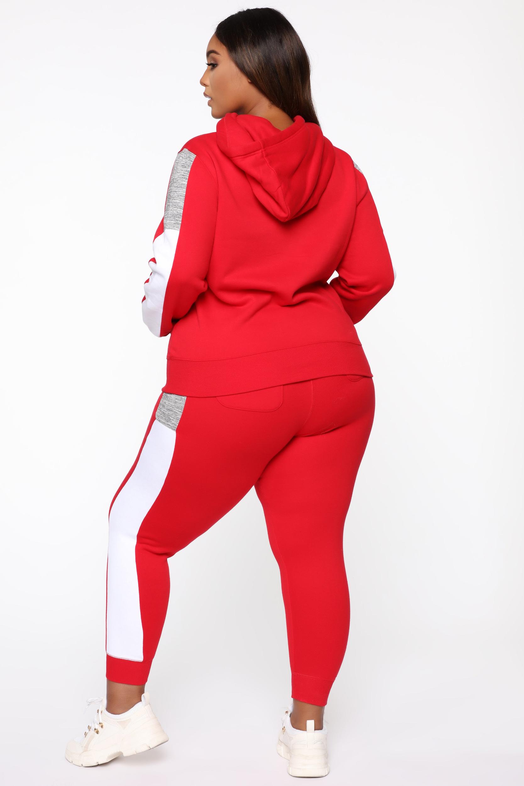 Analissa Pullover Hoodie - Red Product Image