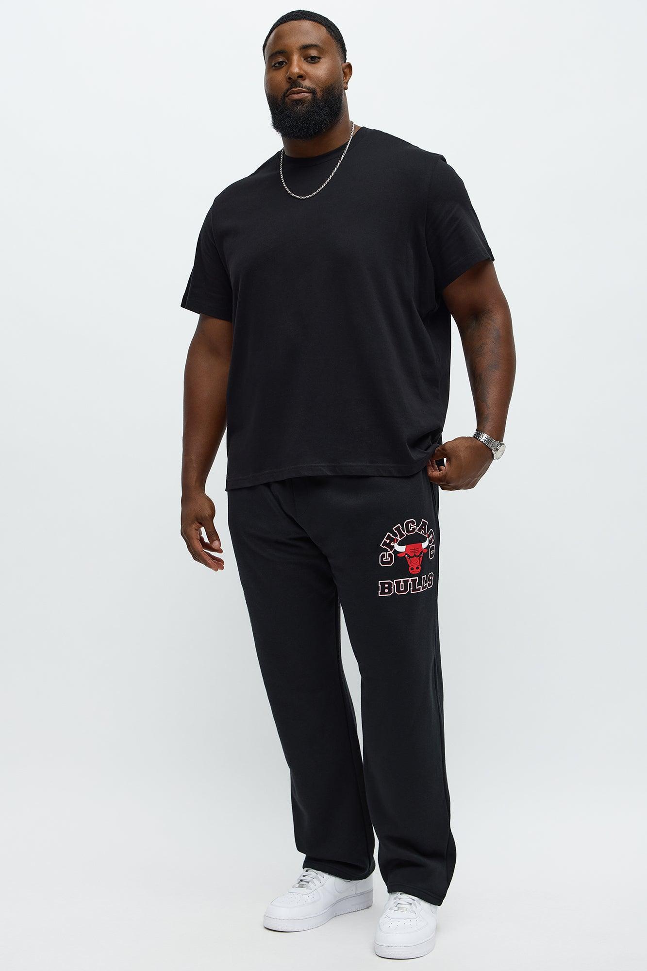 Bulls Basketball Sweatpants - Black Male Product Image