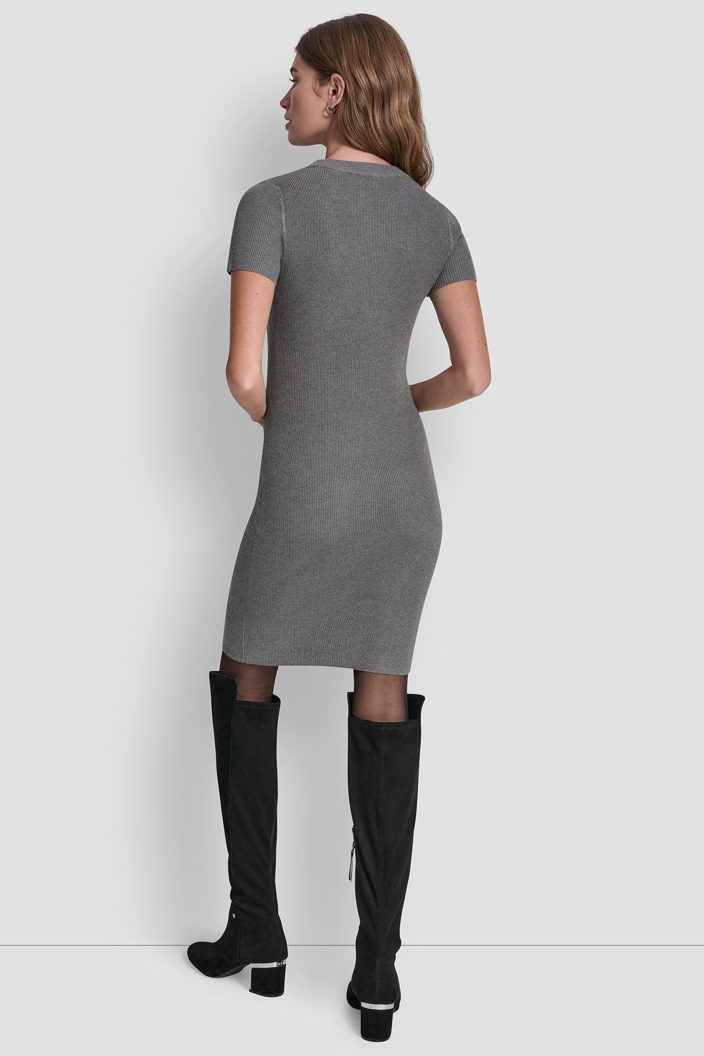 SHORT SLEEVE DRESS WITH EMBELISHMENTS Product Image