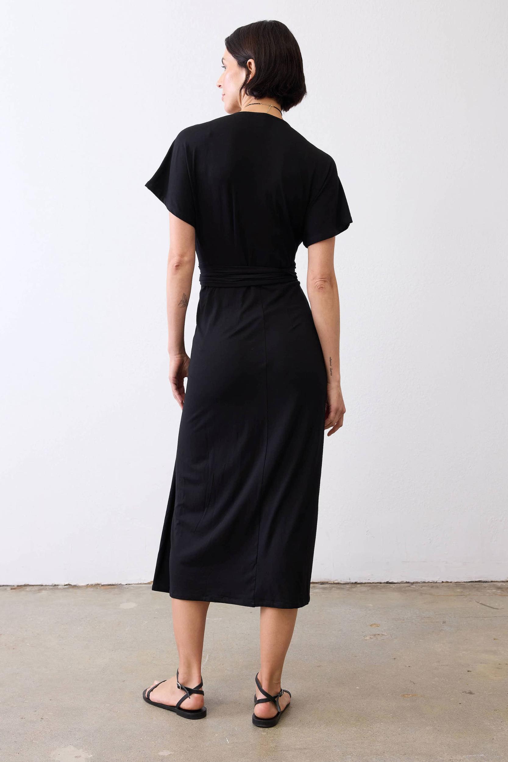 The Long Wrap Dress Product Image