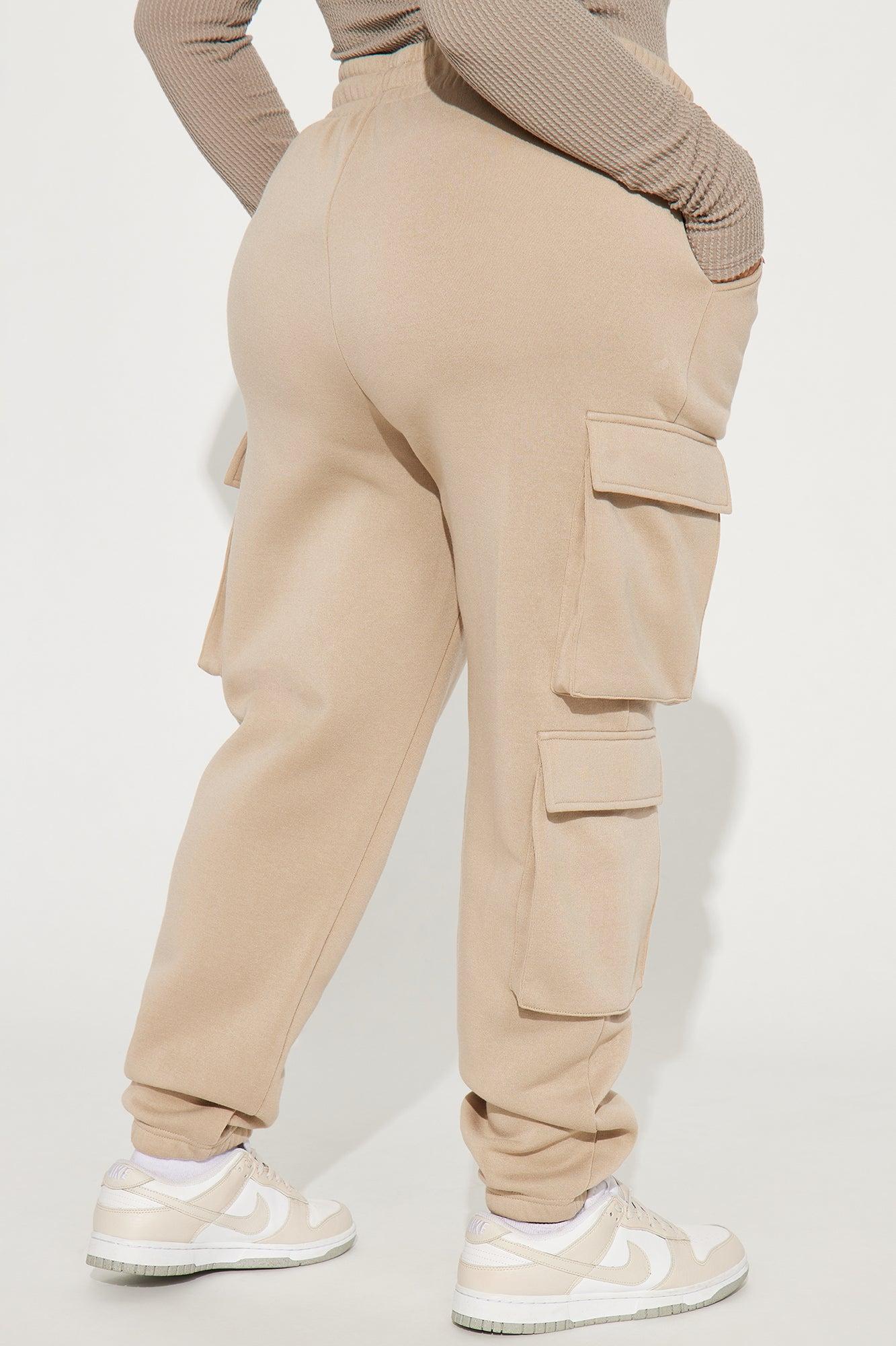 Hazel Cargo Lounge Jogger - Khaki Product Image