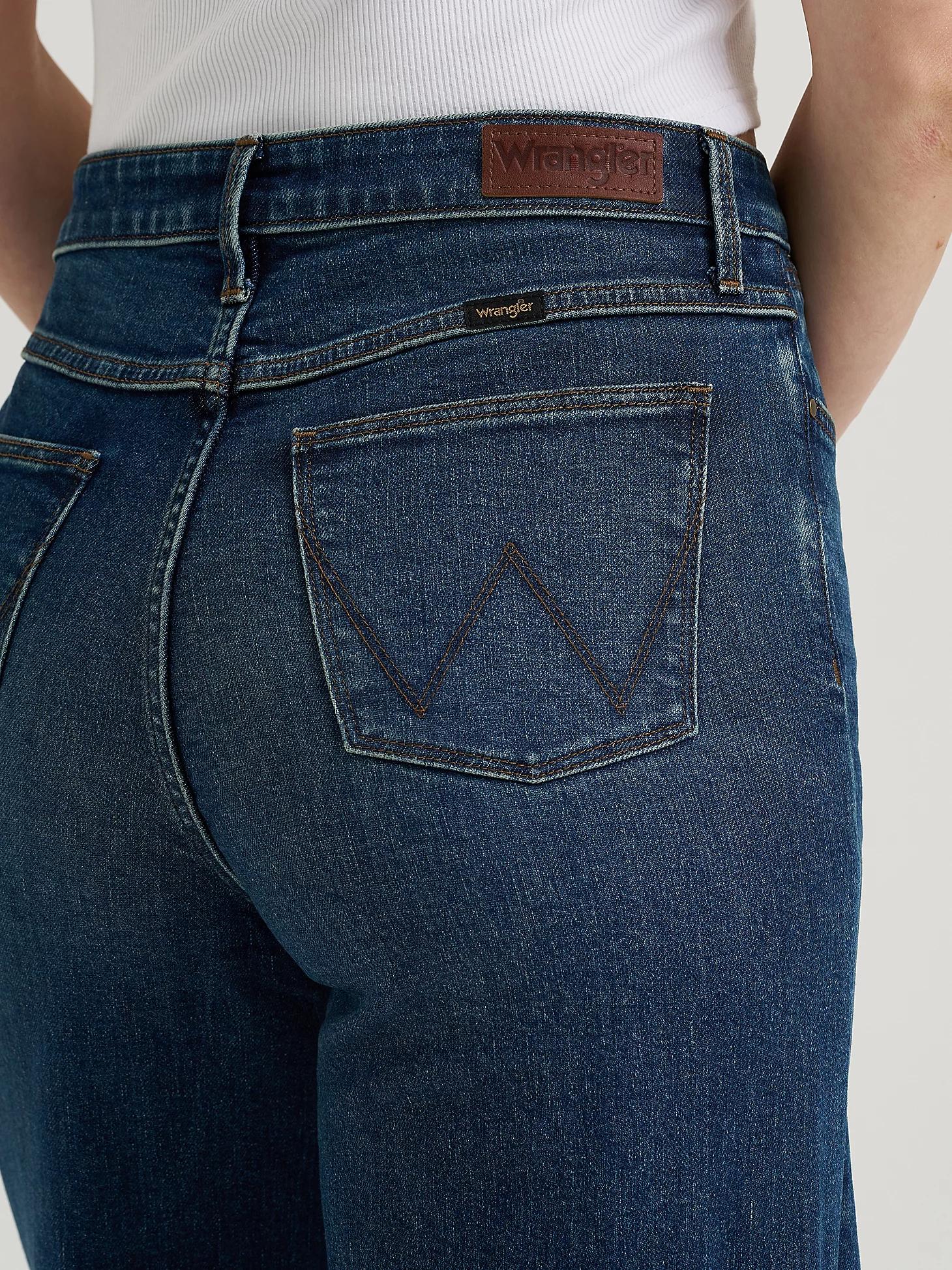 Women's High Rise Wide Leg Jean in Clover Product Image