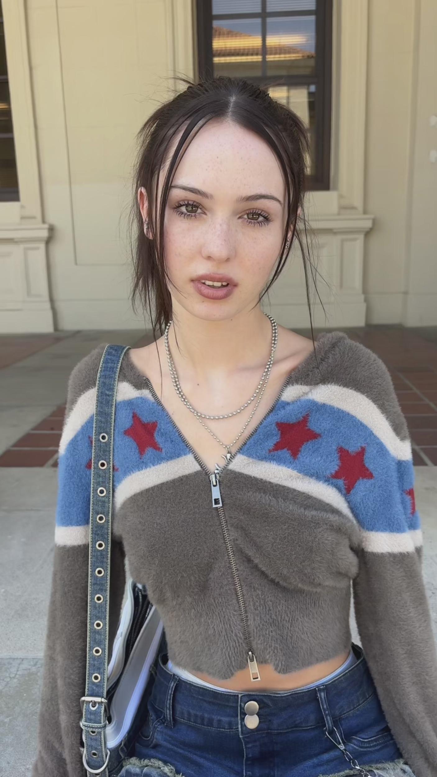 Delia's Academia Plaid Lace Collared Mini Dress - Multi Product Image