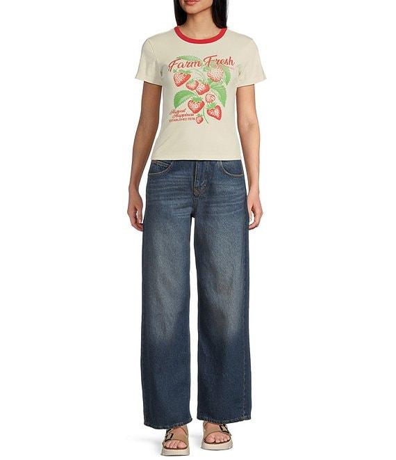 BDG Urban Outfitters Jaya Texan Turn Up Low Rise 5-Pocket Jeans Product Image