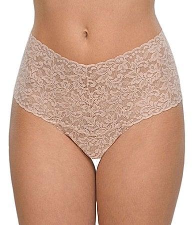 Hanky Panky Extended Size Retro Lace Thong Product Image