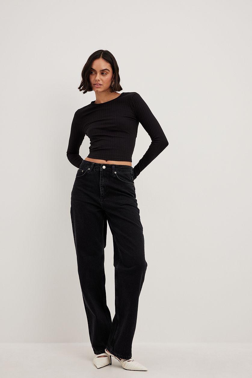 Ribbed Open Back Top Product Image