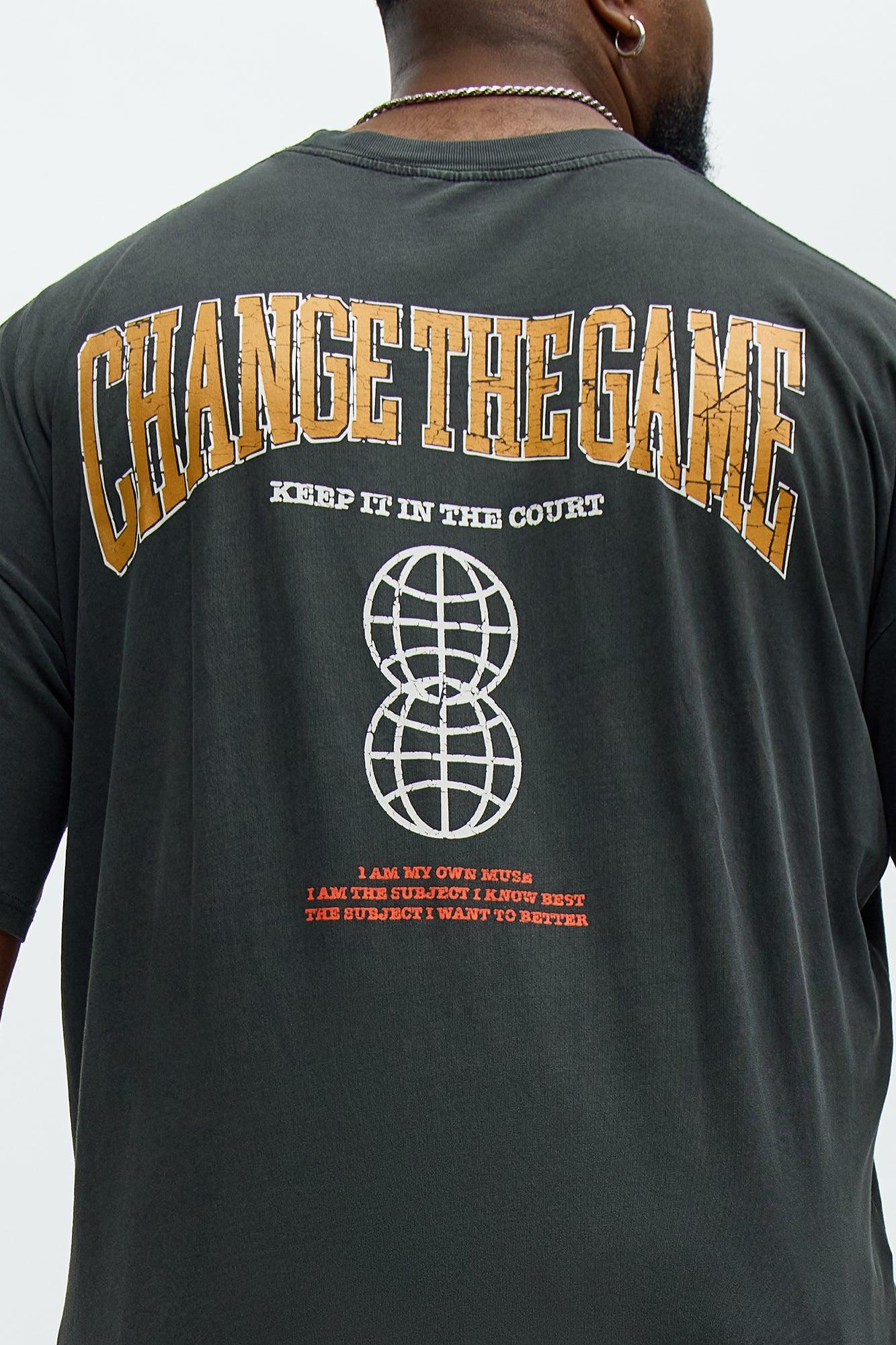 Change The Game Short Sleeve Tee - Black Wash Product Image
