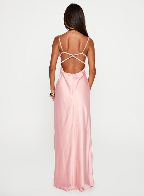 Ravia Maxi Dress Pink Product Image