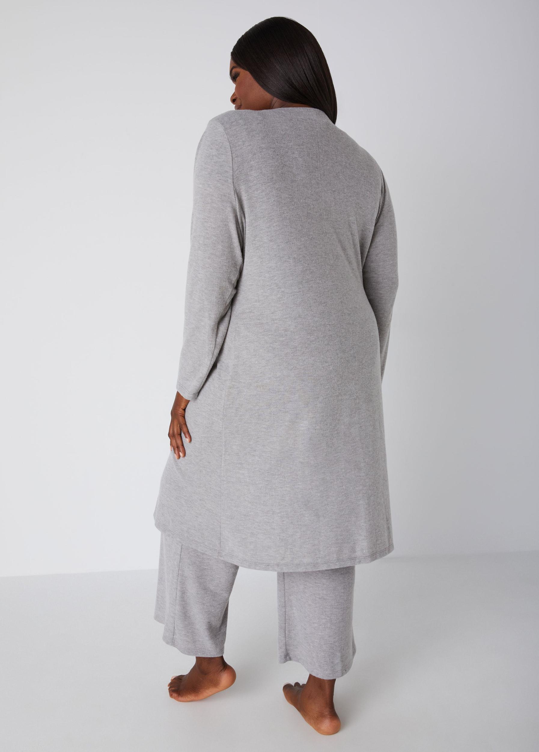 Brushed Hacci Knit Lounge Duster Product Image