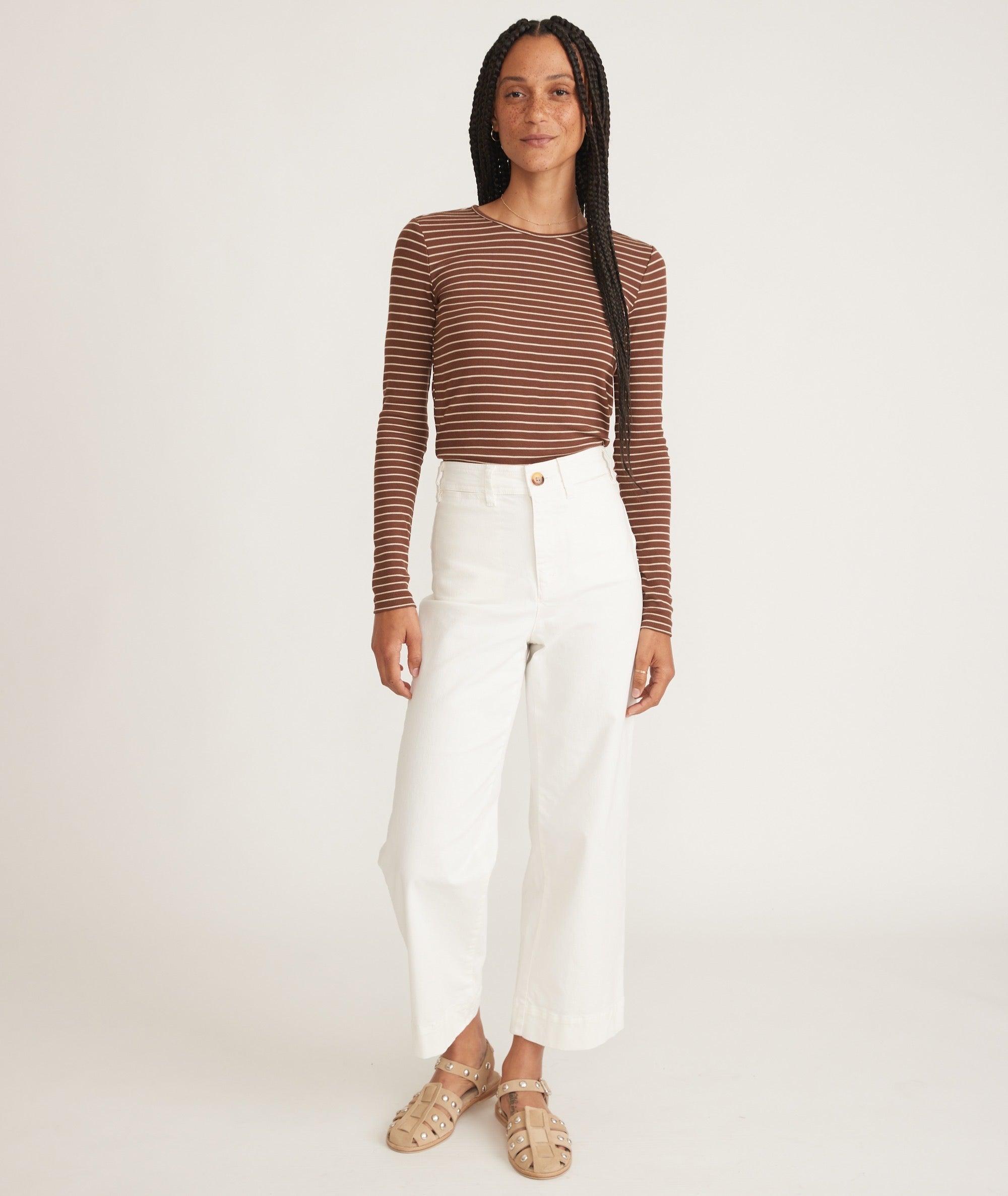 Lexi Rib Long Sleeve Crew Tee Product Image