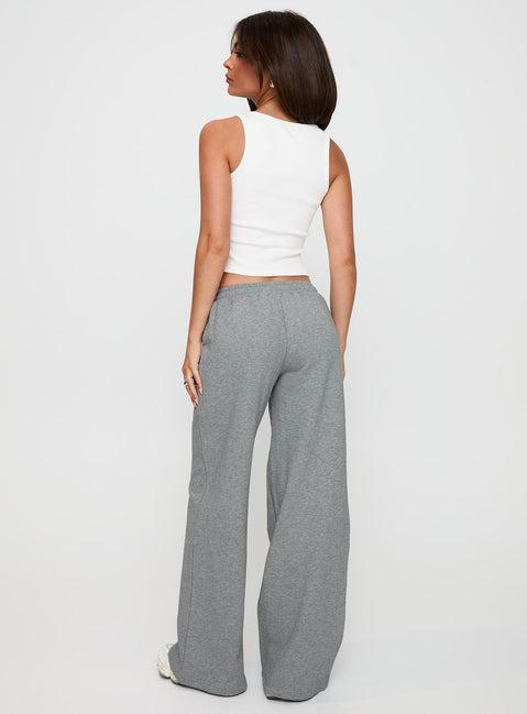 All Day Straight Leg Sweatpants Grey Marle Product Image