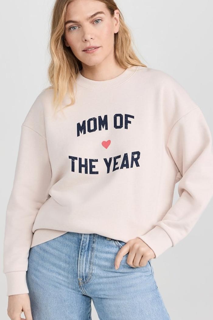 Favorite Daughter - Mom Of The Year Sweatshirt Product Image