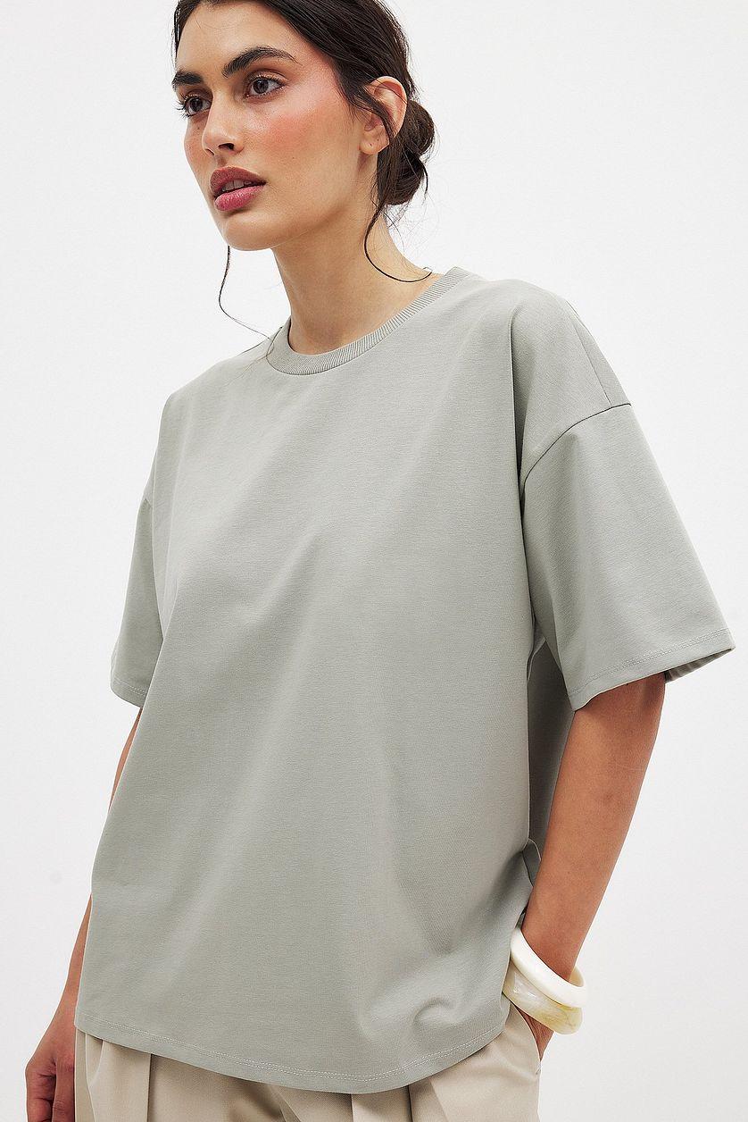 Round Neck Oversized Heavy Tee Product Image