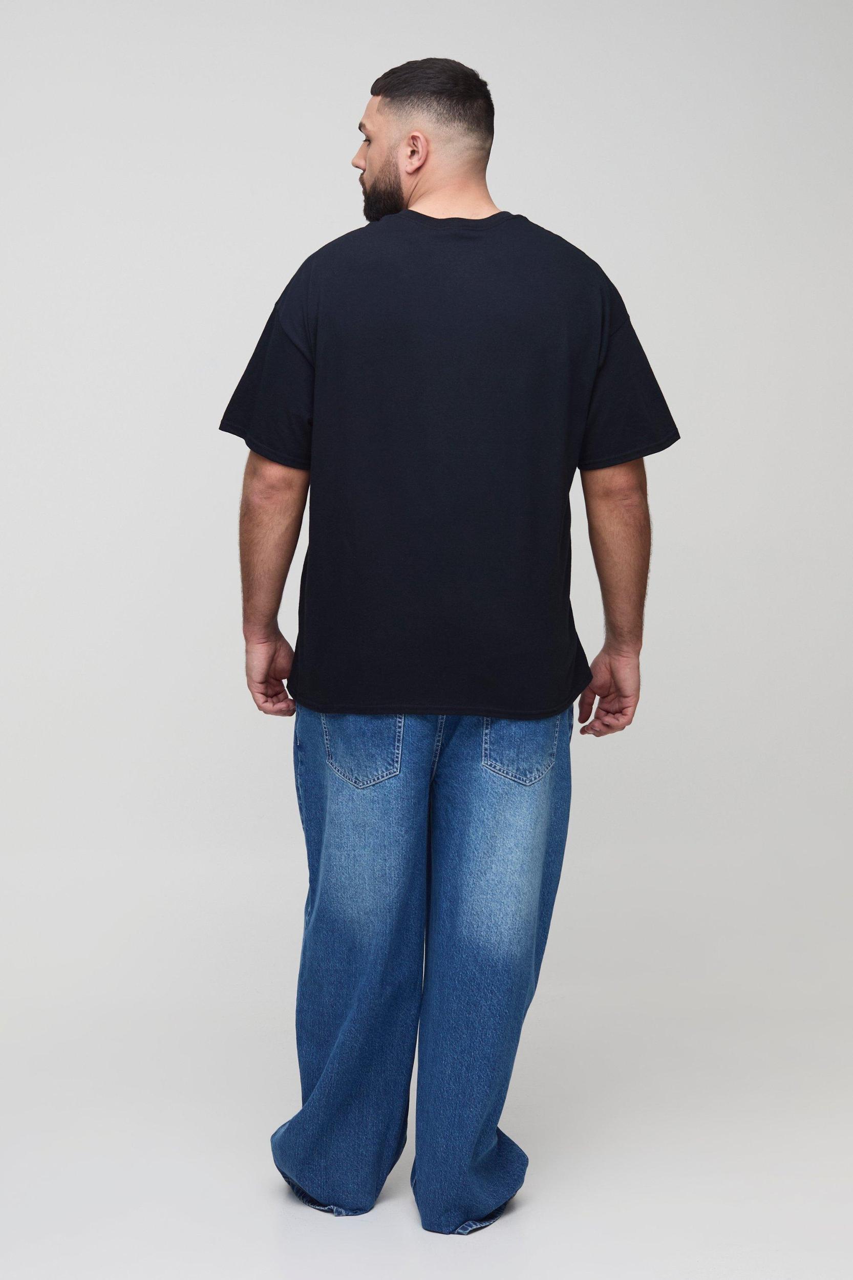 Plus G Mane License Print T-Shirt | boohooMAN USA Product Image