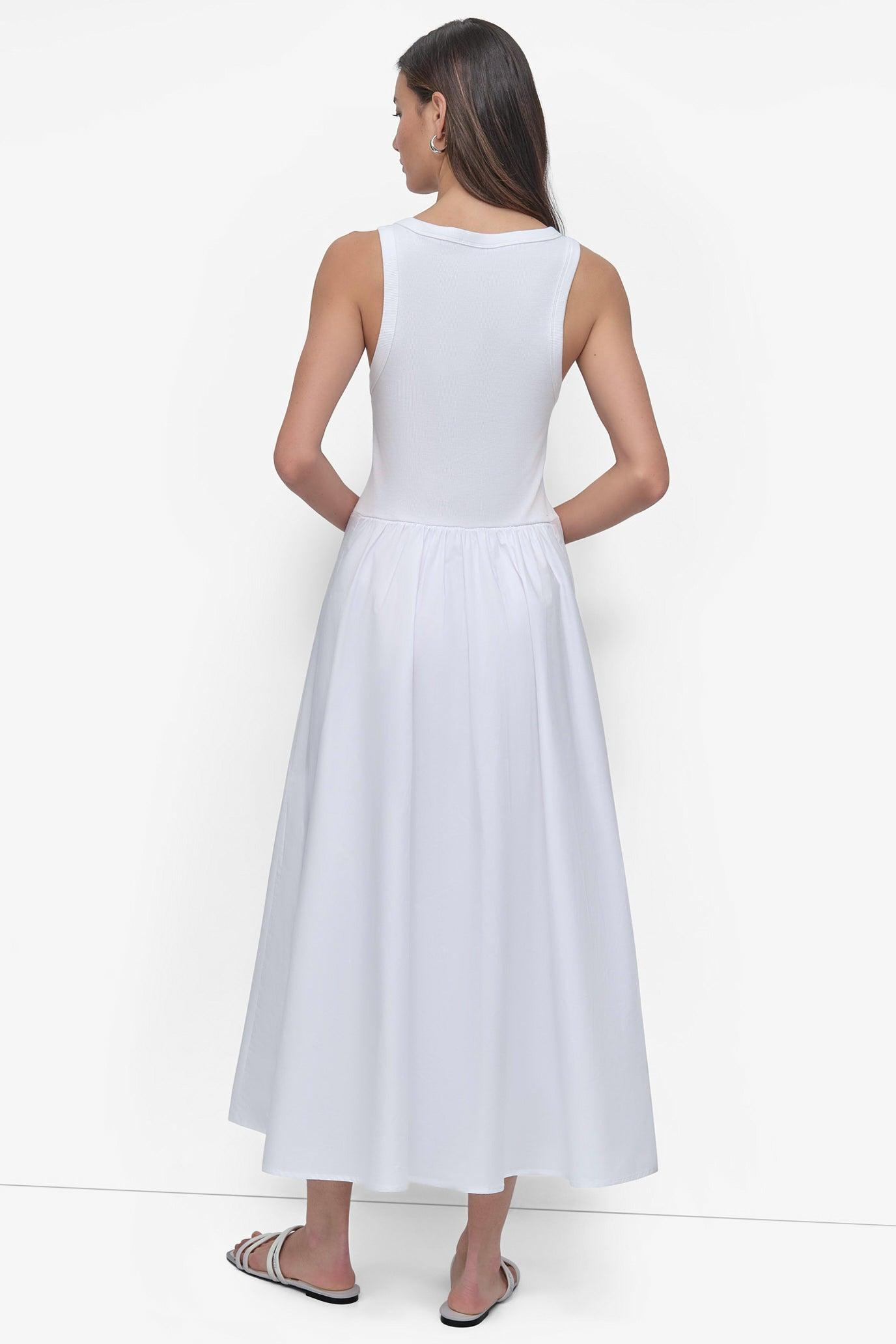 MIXED MEDIA MIDI TANK DRESS Product Image