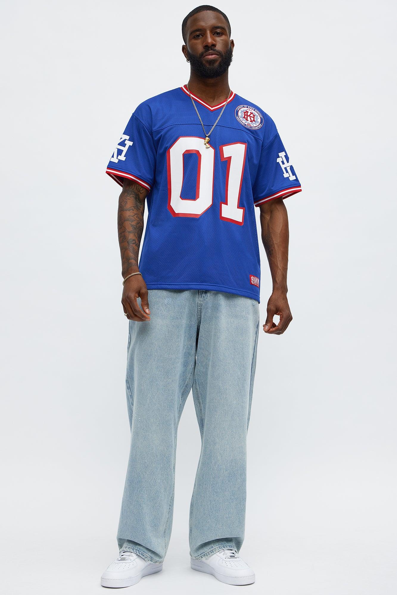 Short Sleeve Grind Academy Jersey - Blue Male Product Image