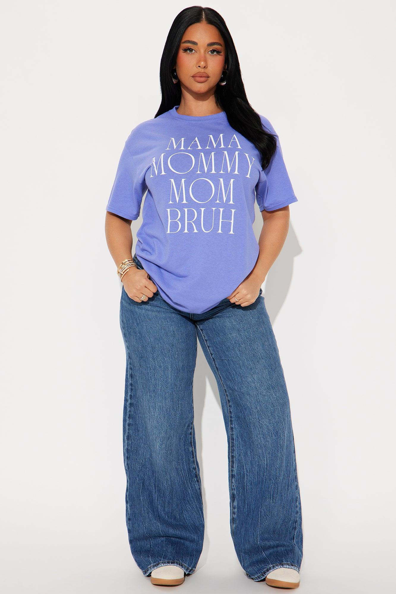 Mama Oversized Tee  - Lavender Product Image