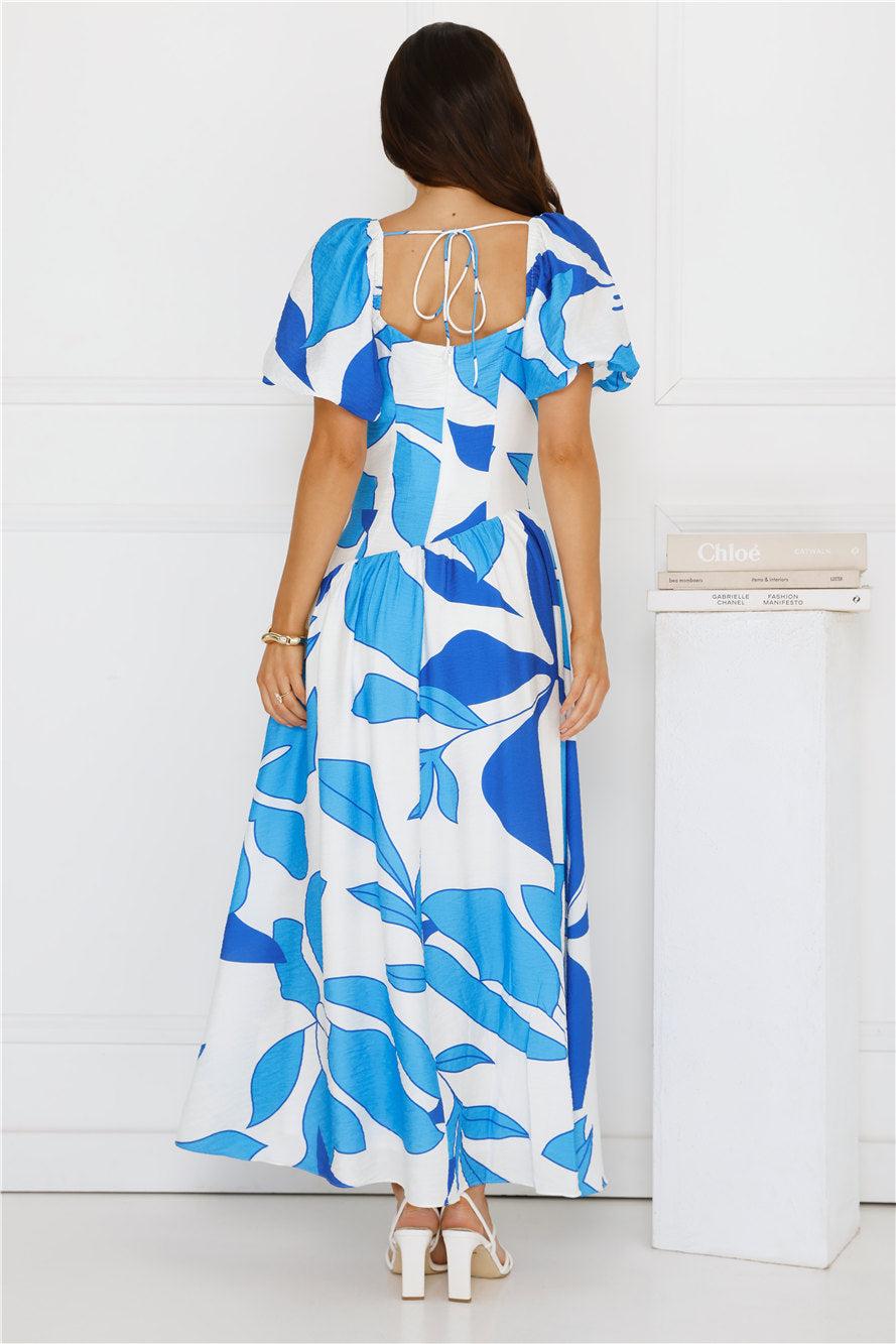 Jet Set Go Maxi Dress Blue Product Image