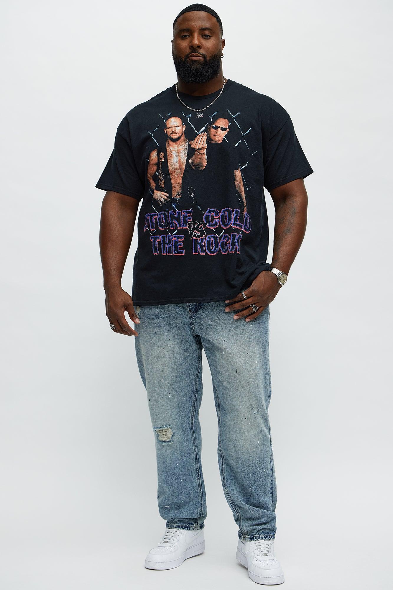 Sensible Paint Splot Distressed Slim Jeans - Medium Blue Wash Male Product Image