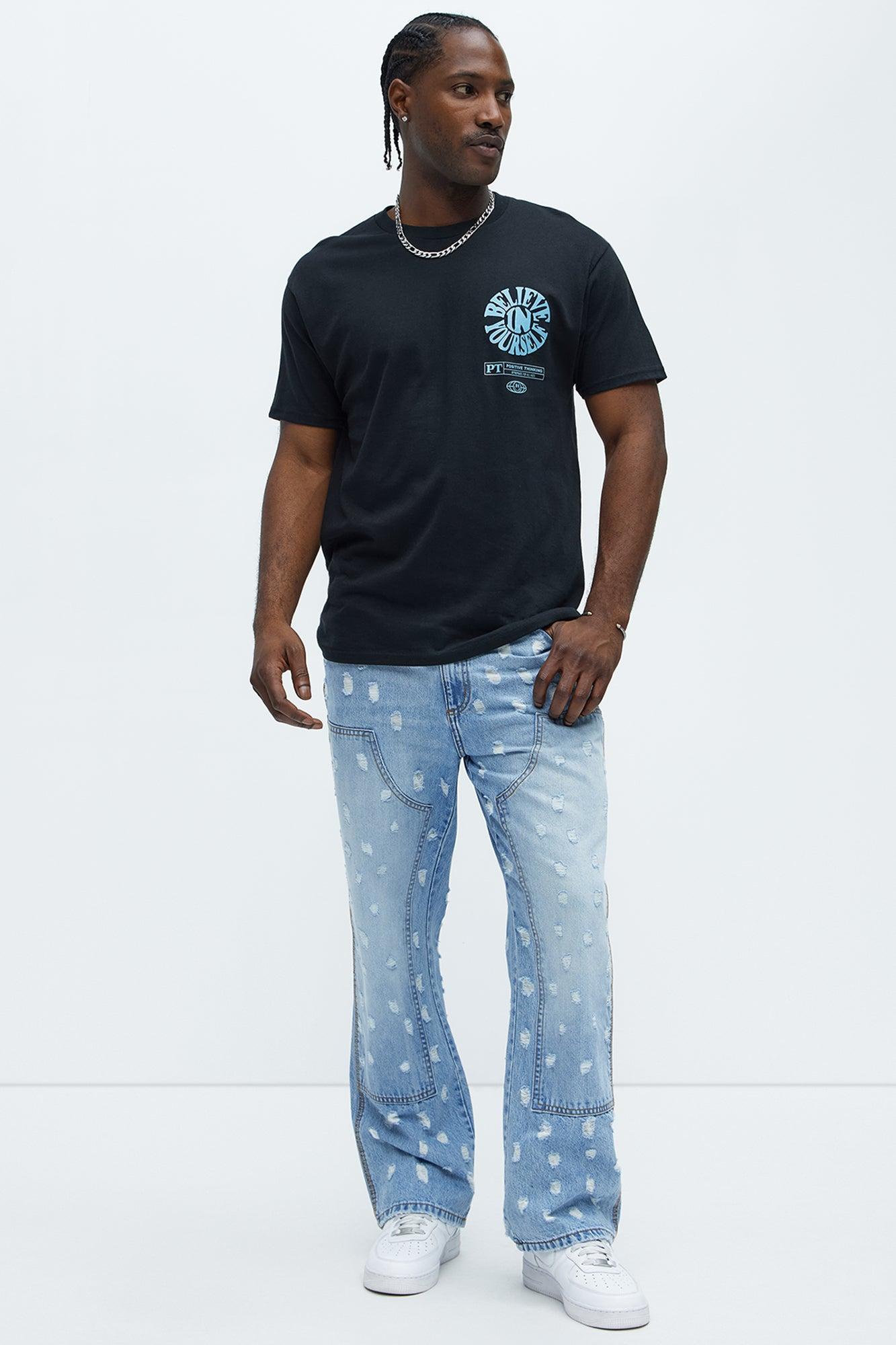 Always Believe In Yourself Short Sleeve Tee - Black Product Image