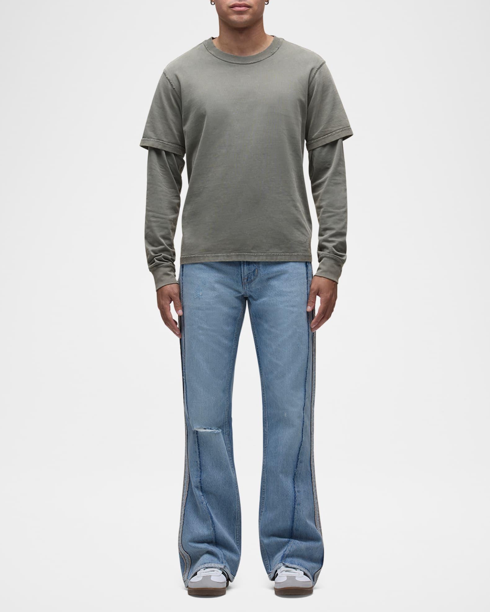 Mens Walker Reconstruction Kick Flare Jeans Product Image