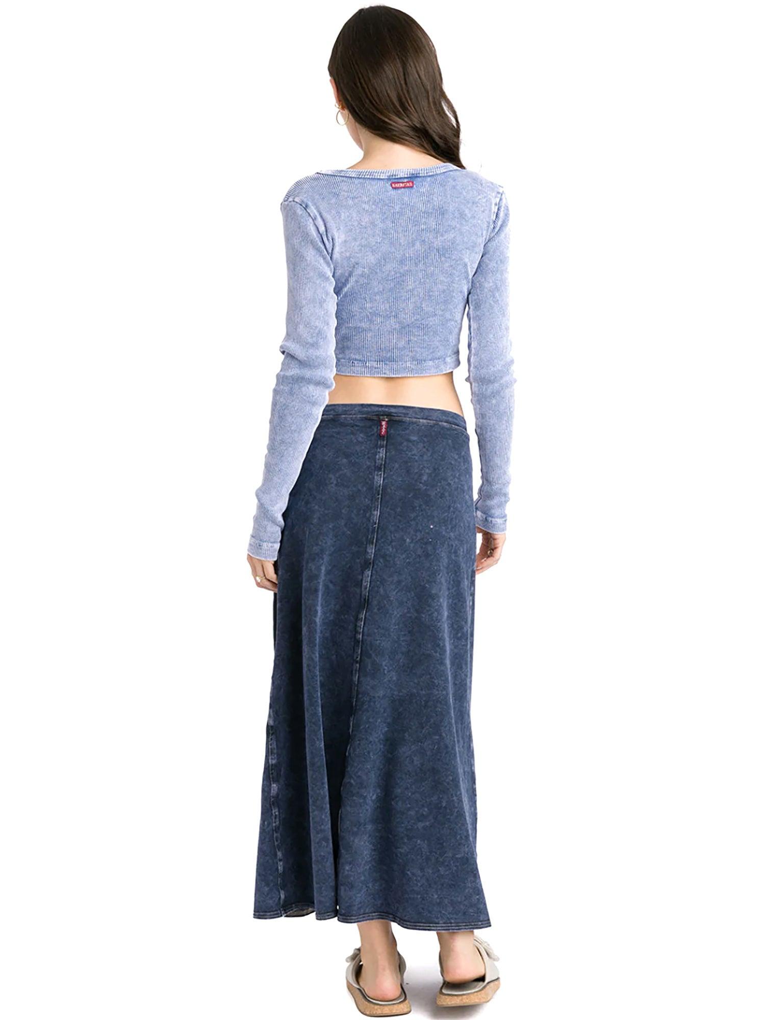 Hard Tail Long Wrap Skirt (W-964) Product Image